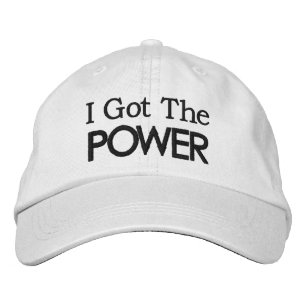 Casquette Brodée J'ai le POUVOIR Cadeau d'autonomisation et d'encou
