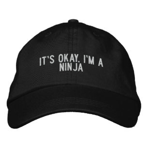 Casquette Brodée je suis un ninja