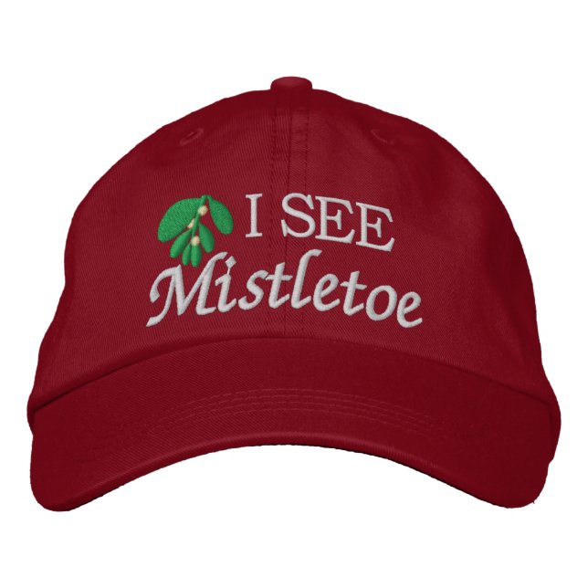 Casquette Brodée Je vois Mistletoe - SRF (Devant)
