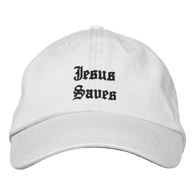 Casquette Brodée JesusSaves (Devant)