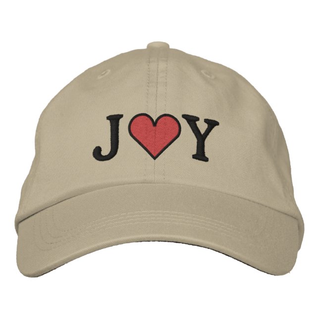 CASQUETTE BRODÉE JOY (Devant)
