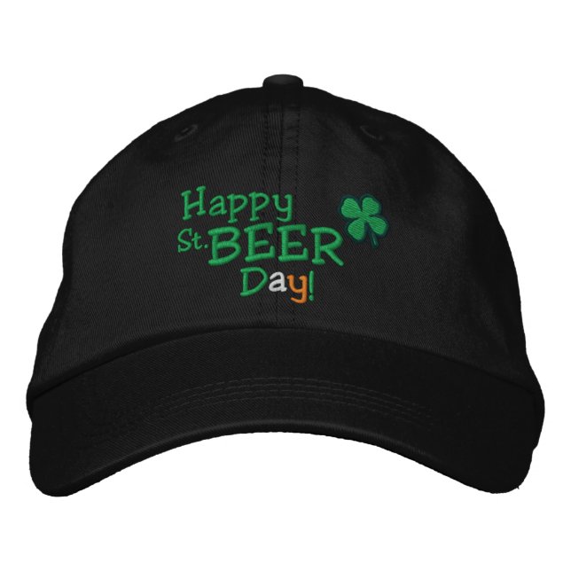 Casquette Brodée Joyeux St. Beer Day ! (Devant)