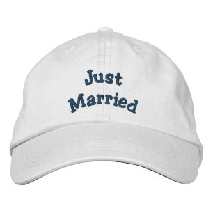 Casquette Brodée Juste marié mignon Mariage