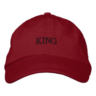 Casquette Brodée KING Confortable Cool pour hommes femmes Visor Cas