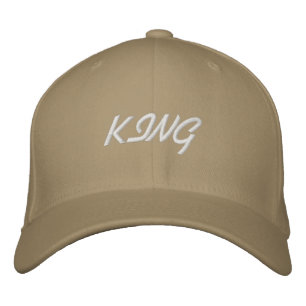 Casquette Brodée King Texte Formal Flexfit laine Homme's Handsome-C