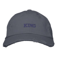KING Vintage Azure Réglable Écosse Style Bleu