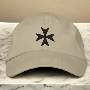 Casquette Brodée Knights Hospitalier Maltese Cross