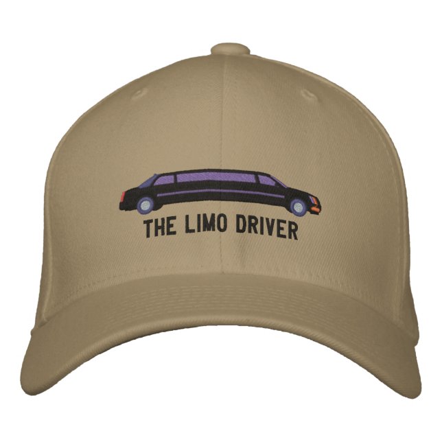 Casquette Brodée La broderie faite sur commande de conducteur de (Devant)