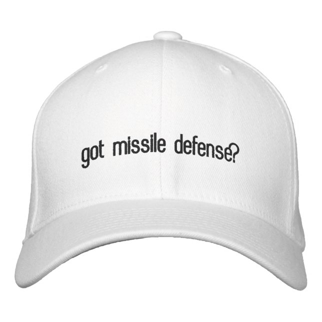 Casquette Brodée la défense antimissile ? (Devant)