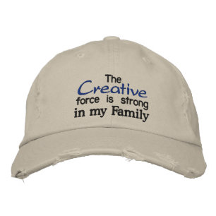 Casquette Brodée La force créative est forte dans ma famille