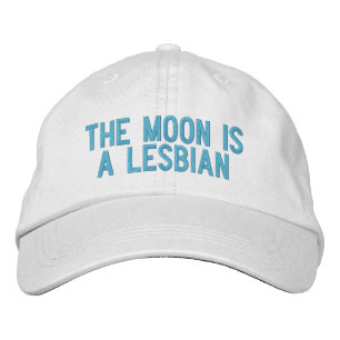 Casquette Brodée La Lune est une lesbienne