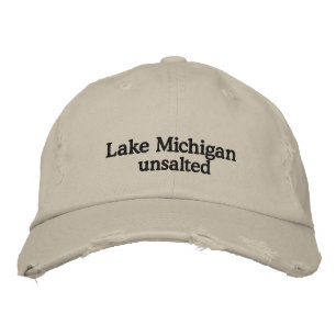 Casquette Brodée LAC MICHIGAN - non salé