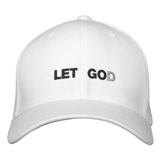 Casquette Brodée Laisser Go(D) la Personnaliser (Devant)