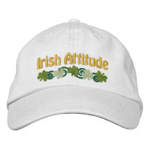 L'attitude et les Shamrocks irlandais