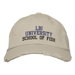 CASQUETTE BRODÉE LBI UNIVERSITY SCHOOL OF FISH