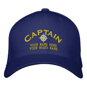 Casquette Brodée Le bateau de marins captains la navigation