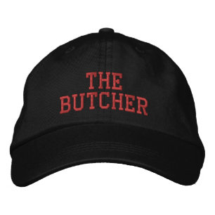 Casquette Brodée Le boucher Halloween amusant Éffrayant effroi