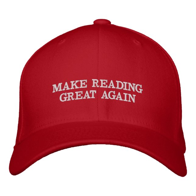 Casquette Brodée Le fonctionnaire font lire le grand encore (Devant)
