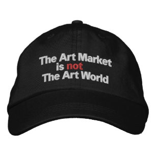 Casquette Brodée Le marché de l'art n'est pas le monde de l'art