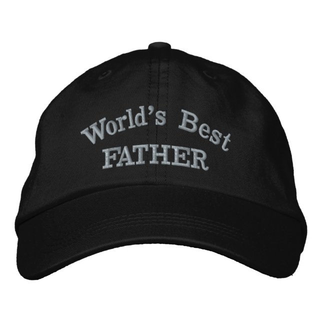Casquette Brodée Le meilleur père du monde (Devant)