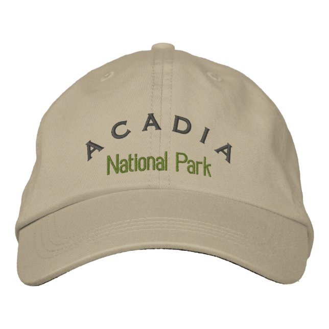 Casquette Brodée Le Parc National AcadIa (Devant)