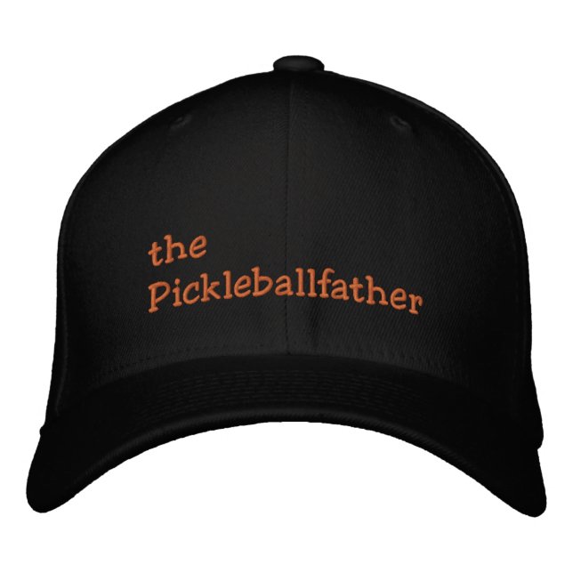 Casquette Brodée le Pickleballpère (Devant)