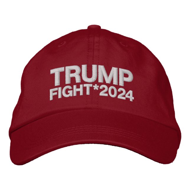Casquette Brodée Le président Donald Trump 2024 Lutte contre le ter (Devant)