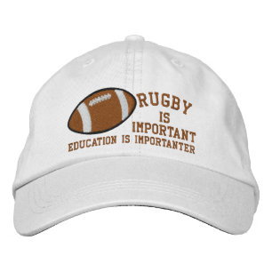 Casquette Brodée Le Rugby Est Un Enseignement Important