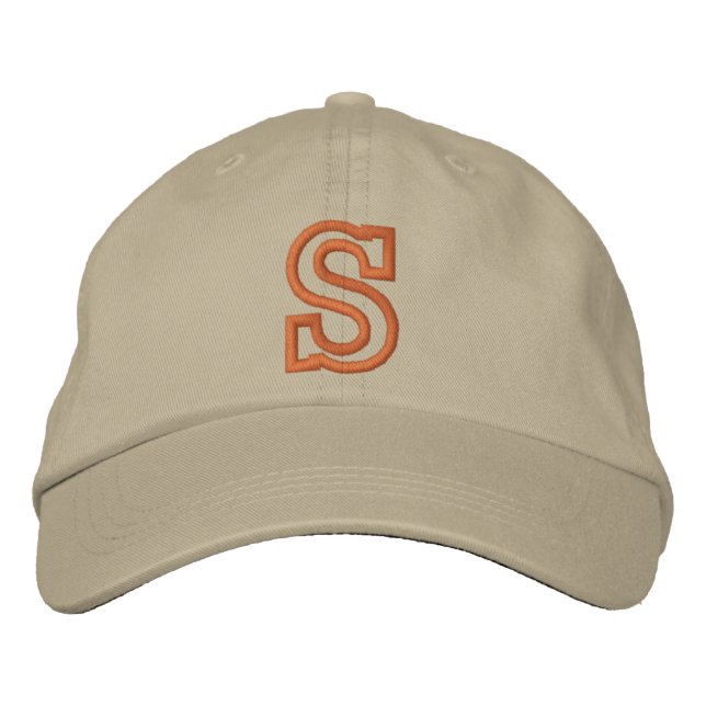 CASQUETTE BRODÉE LETTRE MINUSCULE ATHLÈQUE "S" (Devant)