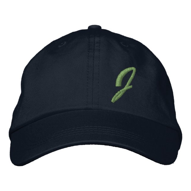 CASQUETTE BRODÉE LETTRE MOYENNE J INITIALE (Devant)