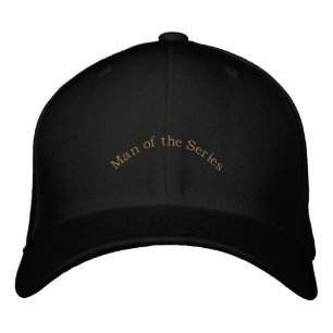 Casquette Brodée L'Homme de la Série - Chapeau de couleur noire