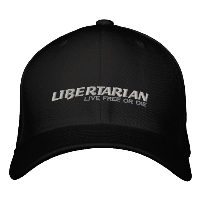 Casquette Brodée libertaire (Devant)