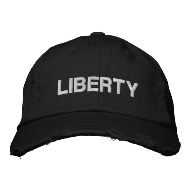 CASQUETTE BRODÉE LIBERTÉ (Devant)