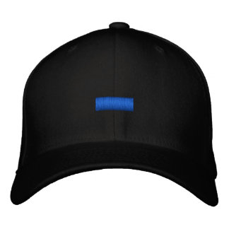 Casquette Brodée Ligne bleue mince