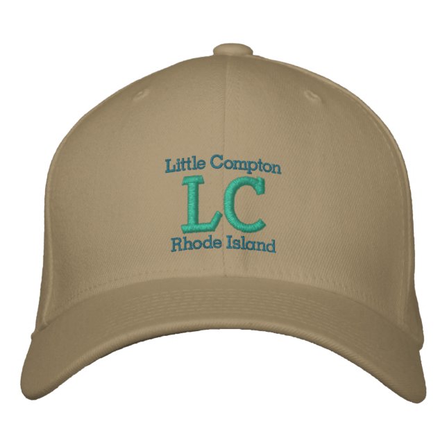 Casquette Brodée Little Compton, RI "LC" (Devant)