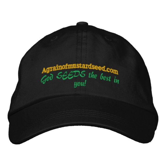 Casquette Brodée Logo Agrainofmustardseed.com (Devant)