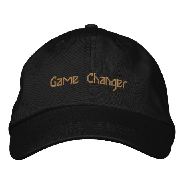 Casquette Brodée Louveur de jeu et Changeur de temps passe mode Cas (Devant)