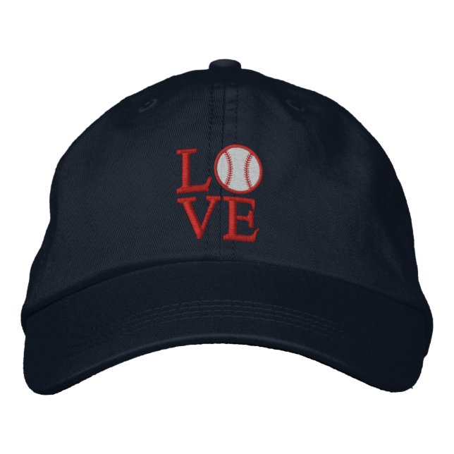 Casquette Brodée LOVE Baseball (Devant)