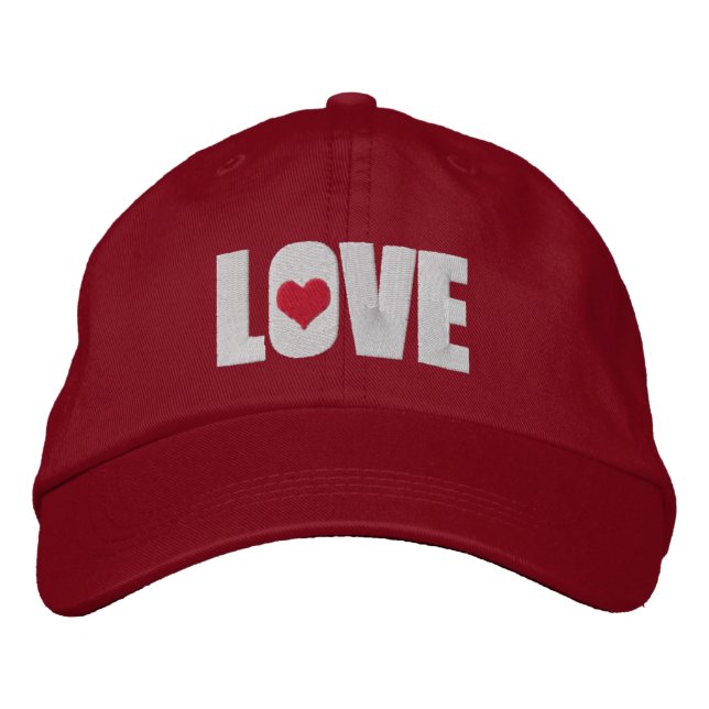 Casquette Brodée Love With Heart Detail (Devant)