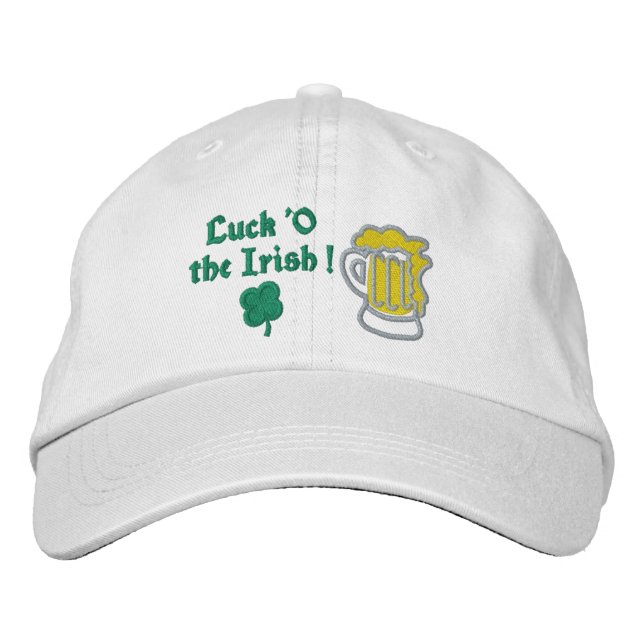 Casquette Brodée Luck of The Irish Embroidered Cap (Devant)