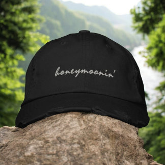Casquette Brodée Lune de miel croisière Lune de miel