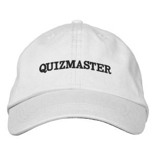 Casquette Brodée Maître de Quiz Savant