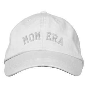 Casquette Brodée Maman Era Baby shower Cadeau Nouveau Maman Blanc