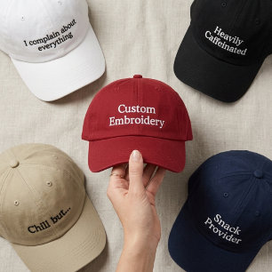 Casquette Brodée Maman Professeur Élégante Infirmière Diplômée Scri