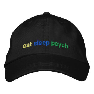 Casquette Brodée manger, dormir, psyché