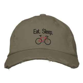 Casquette Brodée Manger, Dormir, Vélo