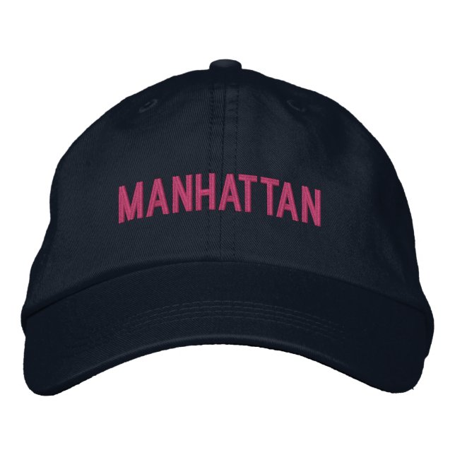 CASQUETTE BRODÉE MANHATTAN (Devant)