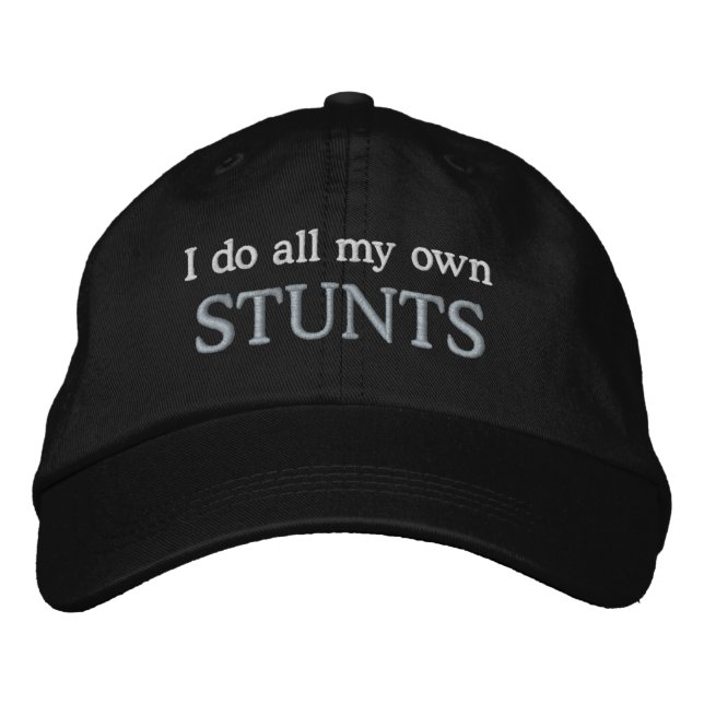 Casquette Brodée Marchandises sportives Golf JE FAIS TOUTES MES PRO (Devant)