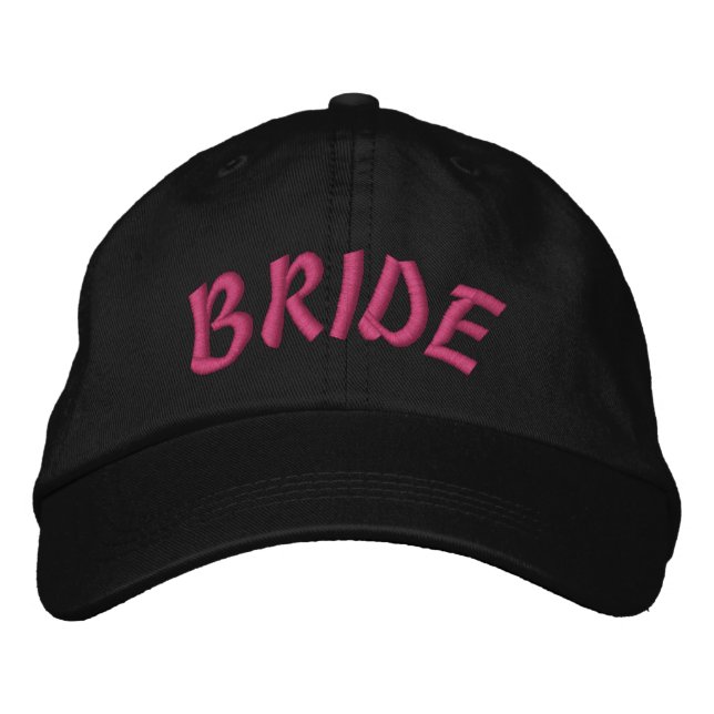 Casquette Brodée Mariée Personnalisée Broderie Personnalisée (Devant)