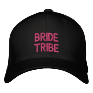 Casquette Brodée Mariée Tribe Pink Typographie Bachelorette